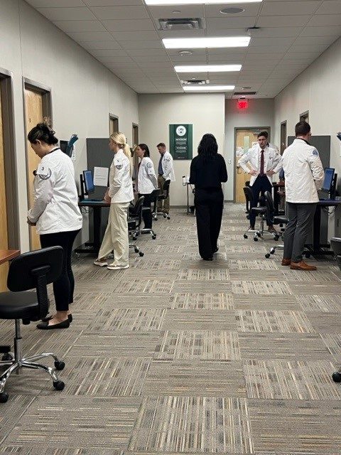 Students at Doors Before Encounter 1–Session 2